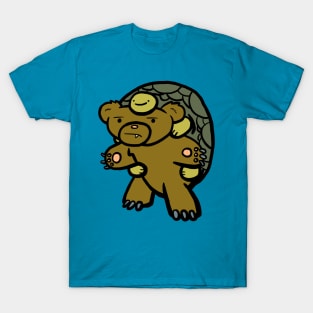 Bear and Turtle Team Up T-Shirt